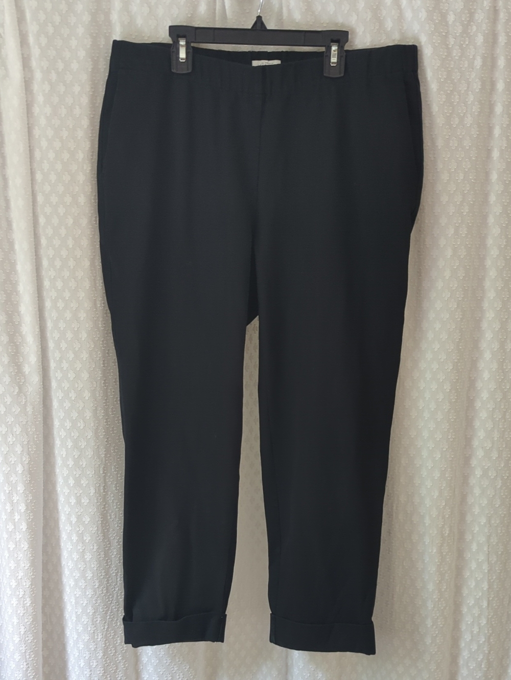 J. Jill Black Premium Bi-stretch Ankle Pants, Women's 16 Petite